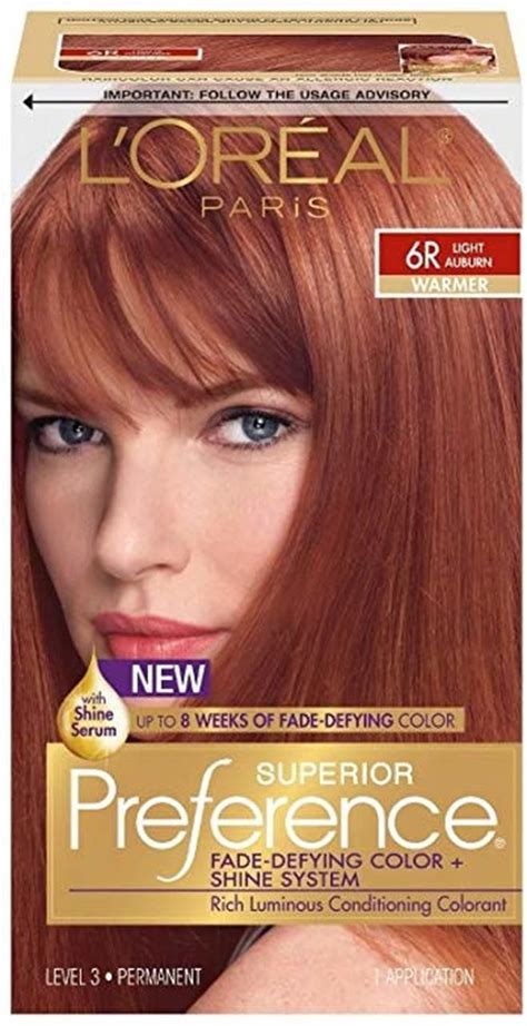 auburn hair color men|l'oreal auburn color chart.